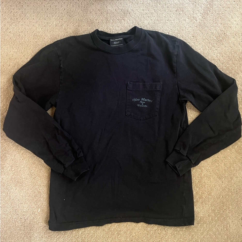 You Matter Demetrius Harmon Black Longsleeve
